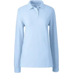School Uniform Young Women's Long Sleeve Mesh Polo Shirt -Lands' End Store GUEST f896671b a04a 4f71 bb18 01f6588e9029