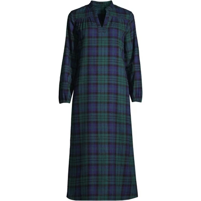 Lands' End Women's Long Sleeve Flannel Nightgown 3 Lands' End Women's Long Sleeve Flannel Nightgown - Image 3