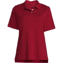 Lands' End School Uniform Women's Short Sleeve Interlock Polo Shirt -Lands' End Store GUEST f915f530 5217 41ae b8e9 c31dc710fb1a