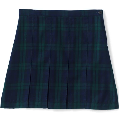 Lands' End School Uniform Girls Plaid Box Pleat Skirt Top Of The Knee 12 Lands' End School Uniform Girls Plaid Box Pleat Skirt Top Of The Knee - Image 12