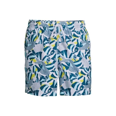 Lands' End Men's 6" Volley Swim Trunks 7 Lands' End Men's 6" Volley Swim Trunks - Image 7