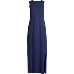 Lands' End Women's Cotton Jersey Sleeveless Swim Cover-up Maxi Dress 12 Lands' End Women's Cotton Jersey Sleeveless Swim Cover-up Maxi Dress -Lands' End Store GUEST fb6d20ea e9a7 4bd5 bfdd 90f9e1383873