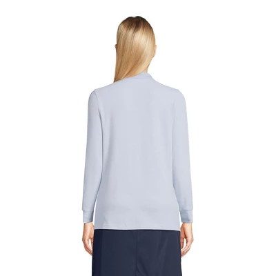 School Uniform Young Women's Tall Long Sleeve Mesh Polo Shirt 1 School Uniform Young Women's Tall Long Sleeve Mesh Polo Shirt