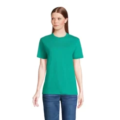 Lands' End Women's Short Sleeve Super T Crew Neck T-shirt -Lands' End Store GUEST fce67678 818f 4866 be9d dd8e48250360