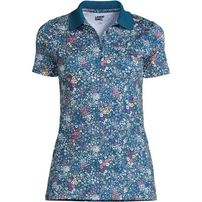 Lands' End Women's Supima Cotton Short Sleeve Polo Shirt 14 Lands' End Women's Supima Cotton Short Sleeve Polo Shirt - Image 14