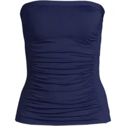 Lands' End Women's Strapless Bandeau Tankini Top Swimsuit With Removable And Adjustable Straps -Lands' End Store GUEST fd857617 813a 426d b23c 19034402b8a1