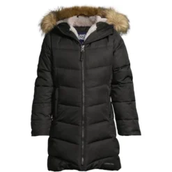 Lands' End Girls Winter Fleece Lined Down Alternative ThermoPlume Coat -Lands' End Store GUEST fd886300 505d 4ec9 84ae e392ada66e6a