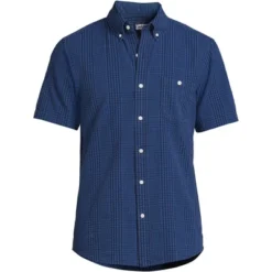 Lands' End Men's Traditional Fit Short Sleeve Seersucker Shirt 31 Lands' End Men's Traditional Fit Short Sleeve Seersucker Shirt -Lands' End Store GUEST fe233c73 dfd7 415e b109 df447147ccc4