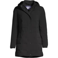 Lands' End Women's Quilted Stretch Down Coat -Lands' End Store GUEST fe7f50cb 913e 4c57 ab9b 7e80546c4040