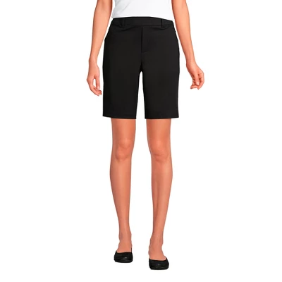 Lands' End Women's Lands' End Flex High Rise 10" Shorts 3 Lands' End Women's Lands' End Flex High Rise 10" Shorts - Image 3