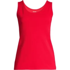 Lands' End Women's Tall Cotton Tank Top -Lands' End Store GUEST fedab4d8 3e4b 44f5 bd78 c5a155031795
