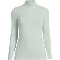 Lands' End Women's Lightweight Fitted Long Sleeve Turtleneck -Lands' End Store GUEST ff4eb0ff 7399 4083 b404 474aca40889e