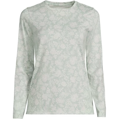Lands' End Women's Tall Relaxed Supima Cotton Long Sleeve Crewneck T-Shirt 17 Lands' End Women's Tall Relaxed Supima Cotton Long Sleeve Crewneck T-Shirt - Image 17